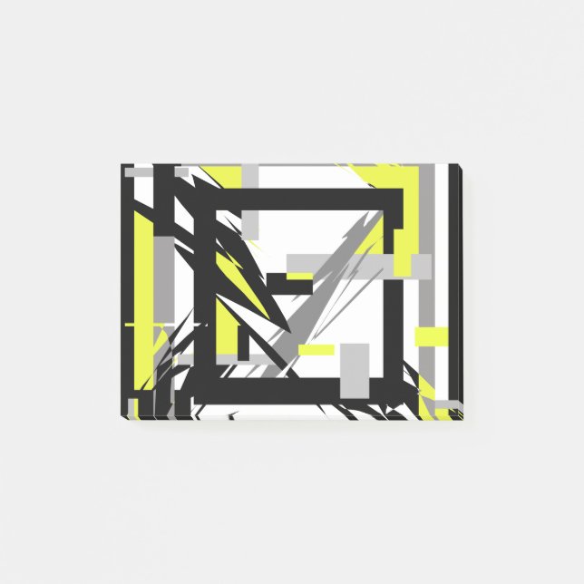 Abstract Art Post-it Notes (Front)