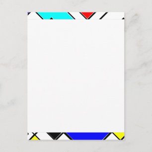 Abstract Art Postcard