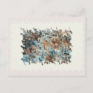 Abstract Art Postcard