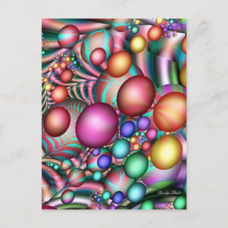ABSTRACT ART POSTCARD