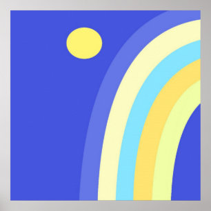 abstract art poster