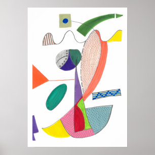 Abstract art poster