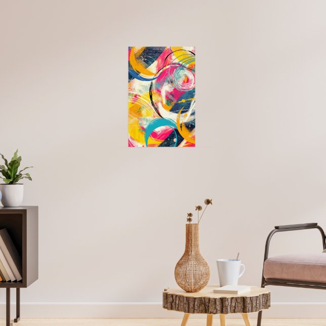Abstract Art Print Poster (Living Room 3)