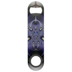 Abstract Art Purple Ornament