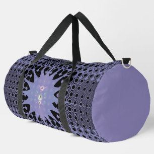 Abstract Art Purple Space Fractal Duffle Bag