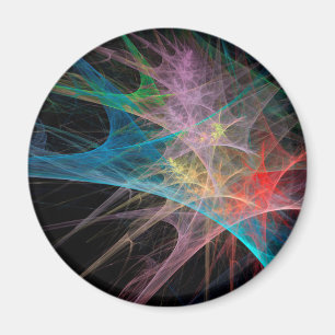 Abstract Art Rainbow Ice Magnet