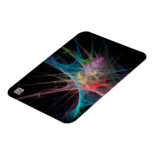 Abstract Art Rainbow Ice Magnet
