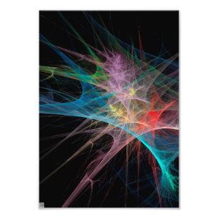 Abstract Art Rainbow Ice Photo Print