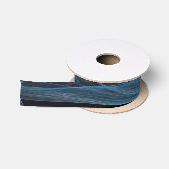 Abstract Art Rainbow Ice Satin Ribbon (Spool)