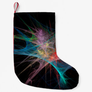Abstract Art Rainbow Ice Small Christmas Stocking
