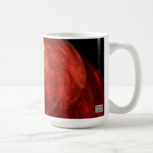 Abstract Art Red Galaxy Coffee Mug