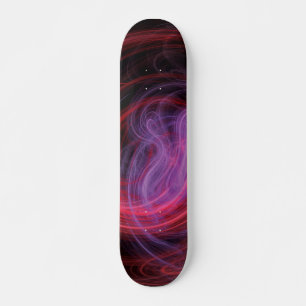 Abstract Art Red Wave Skateboard