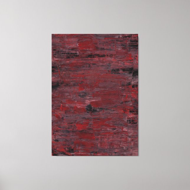 Abstract Art: Residual Heat Canvas Print (Front)
