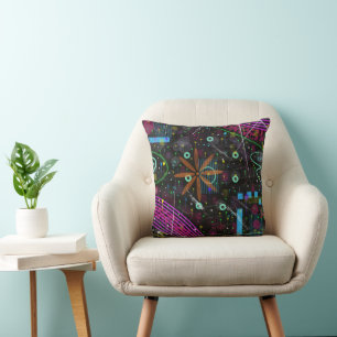 Abstract Art: Satellite Cushion