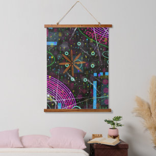 Abstract Art: Satellite  Hanging Tapestry