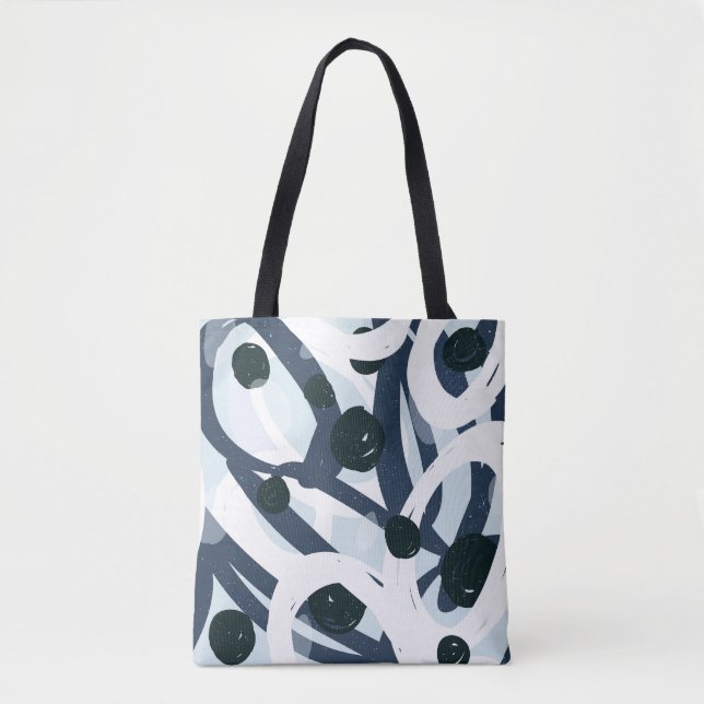 Abstract Art: Seamless Painting Illustration Tote Bag (Front)