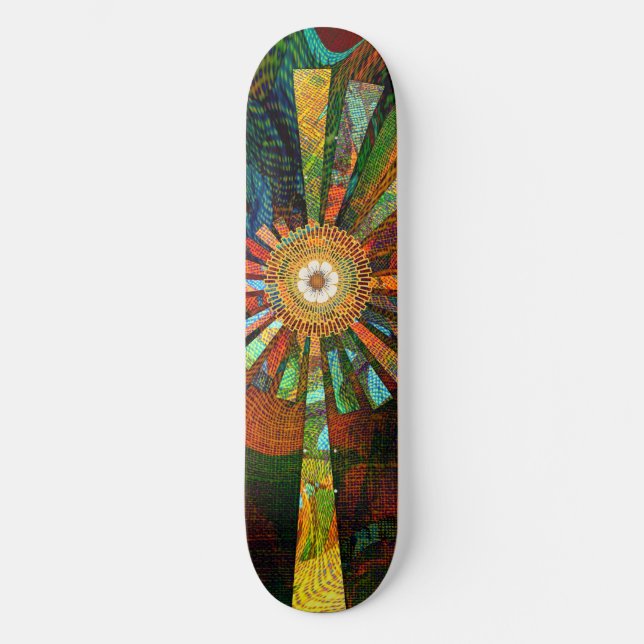 Abstract Art Skateboard (Front)