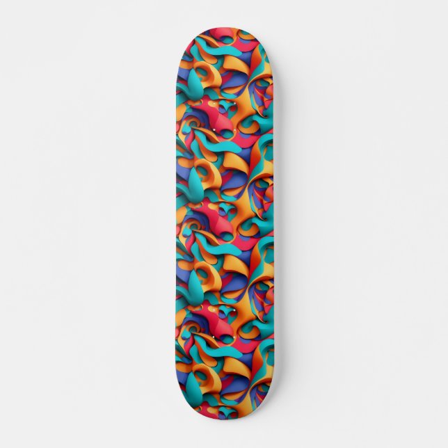 Abstract Art Skateboard (Front)