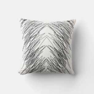 Abstract Art Sketch Cushion Throw Pillow