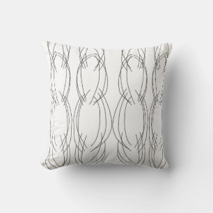 Abstract Art Sketch Cushion Throw Pillow