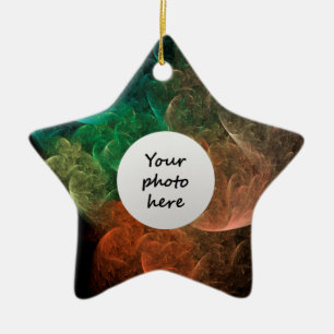 Abstract Art Space Bird Ceramic Tree Decoration