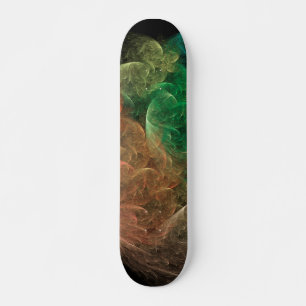 Abstract Art Space Bird Skateboard