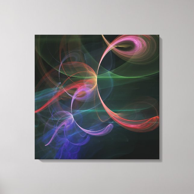 Abstract Art Space Canvas Print (Front)