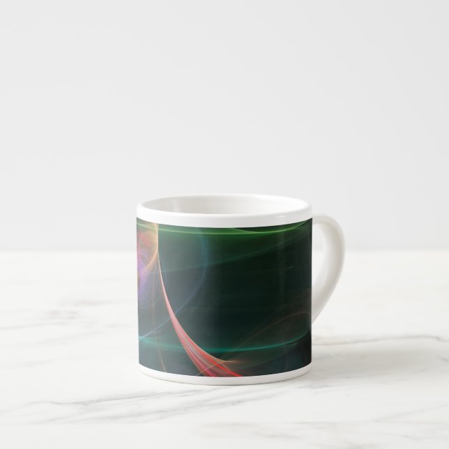 Abstract Art Space Espresso Cup (Front Right)