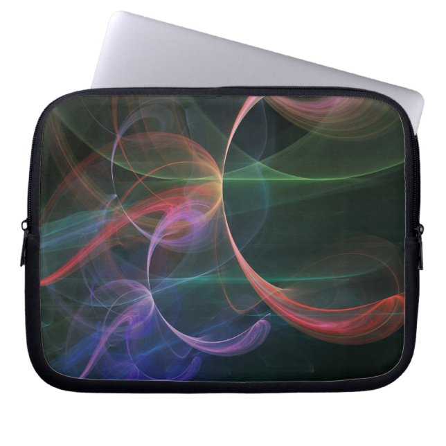 Abstract Art Space Laptop Sleeve (Front)