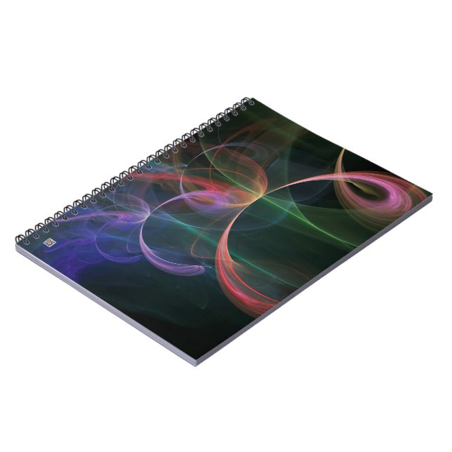 Abstract Art Space Notebook (Left Side)