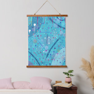 Abstract Art: Sparklers in the Sky Hanging Tapestry