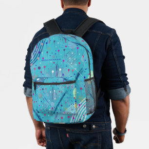 Abstract Art: Sparklers in the Sky Printed Backpack
