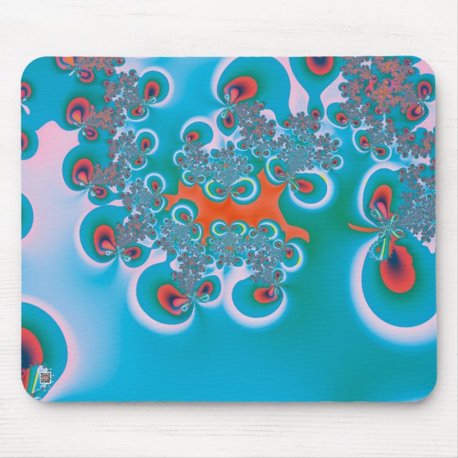Abstract Art Spring Garden Mouse Mat (Front)