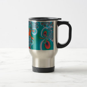Abstract Art Spring Garden Travel Mug