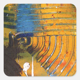 Abstract Art Square Sticker
