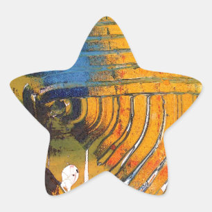 Abstract Art Star Sticker