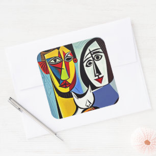 Abstract Art Sticker