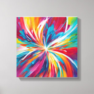 Abstract Art Stretched Canvas Print