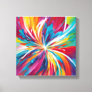 Abstract Art Stretched Canvas Print
