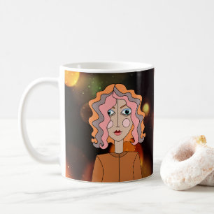 Abstract Art Stylized Pretty Face Mug