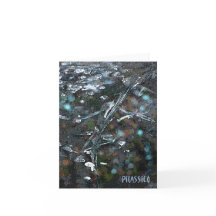 Abstract Art Subtle Colours Blank Note Card