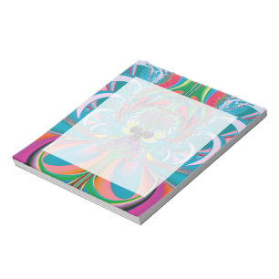 Abstract Art Summer Butterfly Notepad