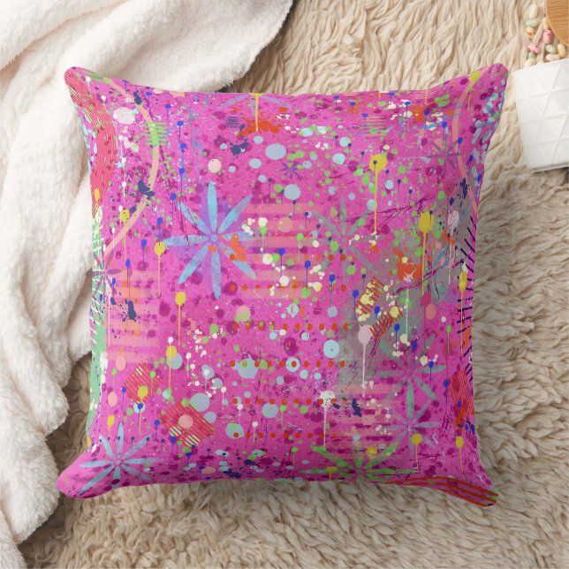 Abstract Art: Summertime Dreams Cushion (Blanket)