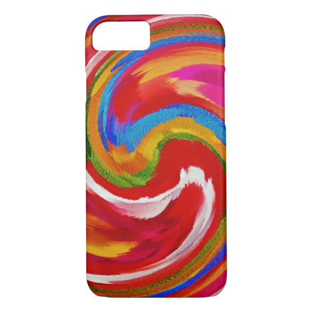 Abstract Art Swirl Colourful Paint Background #15 Case-Mate iPhone Case (Back)