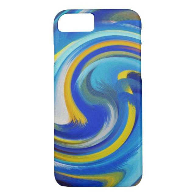 Abstract Art Swirl Colourful Paint Background #17 Case-Mate iPhone Case (Back)