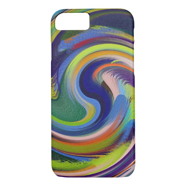 Abstract Art Swirl Colourful Paint Background #18 Case-Mate iPhone Case (Back)