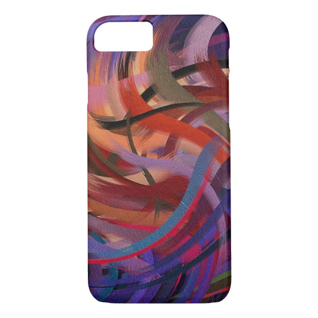 Abstract Art Swirl Colourful Paint Background #19 Case-Mate iPhone Case (Back)