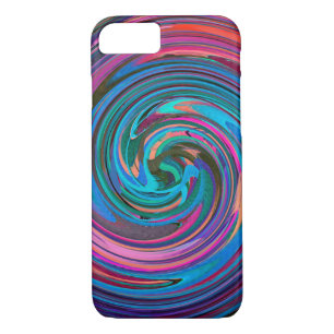 Abstract Art Swirl Colourful Paint Background #20 iPhone 8/7 Case