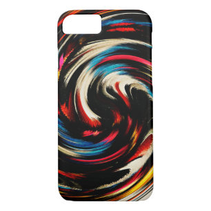 Abstract Art Swirl Colourful Paint Background #24 iPhone 8/7 Case