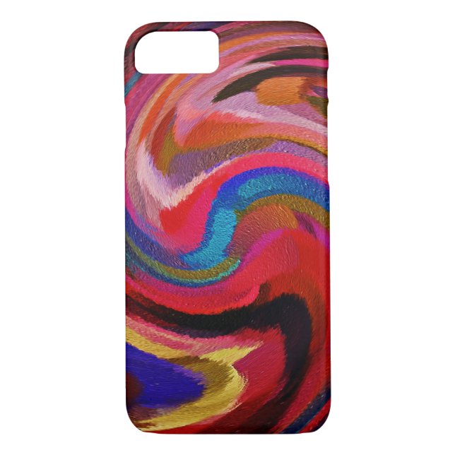 Abstract Art Swirl Colourful Paint Background #27 Case-Mate iPhone Case (Back)